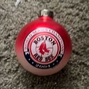 Boston Red Sox Holiday Ornament World Series Championship 2004